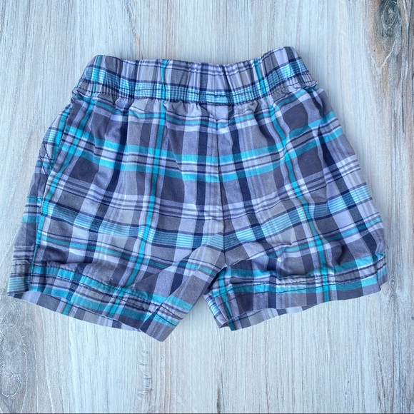 Carter's 2-Piece Short Set - Plaid Elephant 6M - Picture 5 of 5